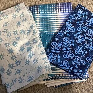 3 Complimentary fabric for a 3 yard quilt. One piece is more than 1 yard.
